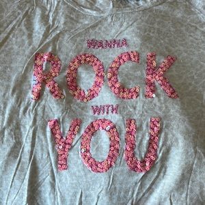 Loose fitting tee, leopard print